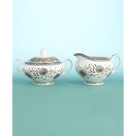 Martha Stewart Collection with Wedgwood Conservatory Collection Sugar Bowl with Lid, 12oz. by Martha Stewart