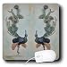 Taiche Acrylic Painting - Peacocks - Mirrored Peacocks - animal, realism, peafowl, peacock, feathers, courtship, plumage - Mouse Pads