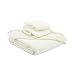 3 Piece Bamboo Baby Set w/ Hooded Blanket/Bath Towel and 2 Wash cloths - Cream