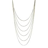 Leslie Danzis 32 Gold Snake Chain Multi-Strand