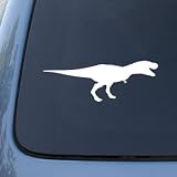 TYRANNOSAURUS REX DINOSAUR - Vinyl Car Decal Sticker #1754 | Vinyl Color: White