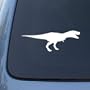 TYRANNOSAURUS REX DINOSAUR - Vinyl Car Decal Sticker #1754 | Vinyl Color: White