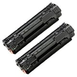 Pack Of Two Re-manufactured Toner Cartridges for HP LJ P1102, M1212nf