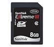 San Disk SDSDX3-8192 FLASH SDHC Card 8GB SANDISK Extreme III bk