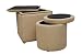 Global Distinctions Nailhead Ottoman Set
