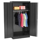 Wardrobe Storage Cabinet 36x18x72 Black