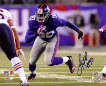The New York Giants Jason Pierre-Paul Autographed 8x10 Photograph (vs Bears)