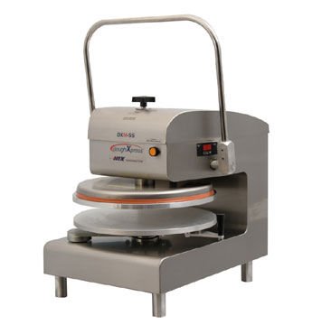 DoughXpress DXM-SS Pizza Dough Press - Manual Press