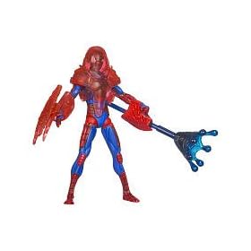 SpiderMan 2010 Series Three 3 3/4 Inch Action Figure Blaster Armor Spider-Man