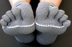 ToeSox Athletic Yoga-Pilates Sox w/Non-Slip Sole
