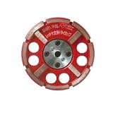 ナニワ研磨工業 研削カップ レッド十文字カップ 外R型 ショックレスフランジ付 100×4.5×M10 NP5376