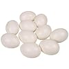 Kunststoff Deko-Eier, 100 St�ck wei�