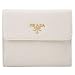 PRADA(プラダ)1M0170　CAPRASOFT　三つ折り財布　カーフ　ホワイト