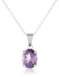 Sterling Silver Pendant Necklace, 18"