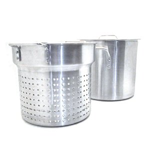 COOKER PASTA W/BSKT 12 QT, SET, 12-0223 JOHNSON-ROSE CORPORATION DOUBLE BOILERS & STE