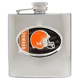 Cleveland Browns NFL 6oz Stainless Steel Hip Flask