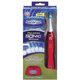DDI - Arm & Hammer Red Pro Clean Sonic Recharge Spinbrush (Cases of 2 items)