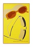 ポスター ハーマンミラー Sunglasses　サマーピクニック 2005年 Kathy Stanton 額装済 ウッドベーシックフレーム（木地）
