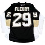 Marc-Andre Fleury Autographed Jersey - Pittsburgh Penguins Signed Replica Jersey