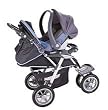 Combi IV Travel System Jogging Stroller with Tyro Car Seat - Carolina Sky -