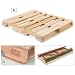 RELIUS SOLUTIONS Hardwood Pallets - Natural - Lot of 10