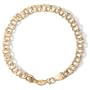 14KT 7MM Triple Charm Bracelet