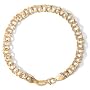 14KT 7MM Triple Charm Bracelet