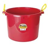 Little Giant Muck Bucket 1.75 Bushel-red