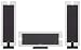 Pioneer S-LF3-CR 3 Piece Ultra-Thin Speaker System