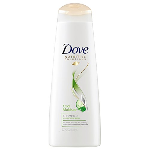 Dove Nutritive Solutions Shampoo, Cool Moisture 12 oz (Pack of 2)