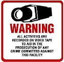 CCTV WARNING SIGNS