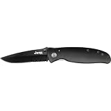 2-pc. Folding Knife Set with Diamond-Cut Handles - Black by 