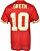 Trent Green Autographed Kansas City Chiefs Authentic Red Reebok Jersey Mounted Memories