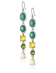 Lucky Brand "Mar14 Buzz Worthy Ears Rings" Multistone Linear Drop Earrings