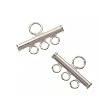 Sterling Silver Triple Bead Strand Reducer Connector (2)