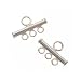 Sterling Silver Triple Bead Strand Reducer Connector (2)