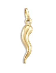 Chili Pepper Pendant 14k Large Yellow Gold Charm