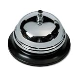 Call bell, 3-3/8 diameter, brushed nickel