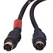 1.5m SVHS Cable - Premium Quality / 24k Gold Plated / S-Video / 4-pin / Male to Male / TV-Out / Graphics