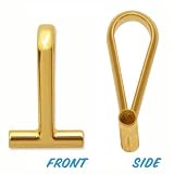 Gold Tone Horizontal Pin Converter Convert Brooch To A Pendant