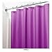 Heavy Duty Magnetized Shower Curtain Liner Mildew Resistant Purple