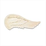 Moms are Angels in Disguise' Feathered Wing Sign Picture