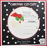 Oneida Dinnerware, 11 Christmas Cut-outs Dear Santa Plate with Marker