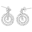 Sterling Silver CZ Fashion Earrings
