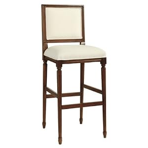 Square Louis XVI Barstool- Ballard Designs