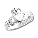 Sterling Silver Solid Claddagh Ring