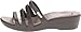 crocs Women's 14706 Rhonda Wedge Pump,Espresso/Mushroom,7 M US