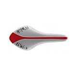 Fizik Aroine CX K:ium Wing Flex Road Bicycle Saddle (White with Red Glossy Stripe)