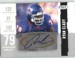 2008 Sage HIT Autographs SILVER #A79 Ryan Clady - Denver Broncos (RC - Rookie Card Insert - Autographed Card)(Football Cards)