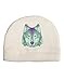 TooLoud Geometric Wolf Head Child Fleece Beanie Cap Hat